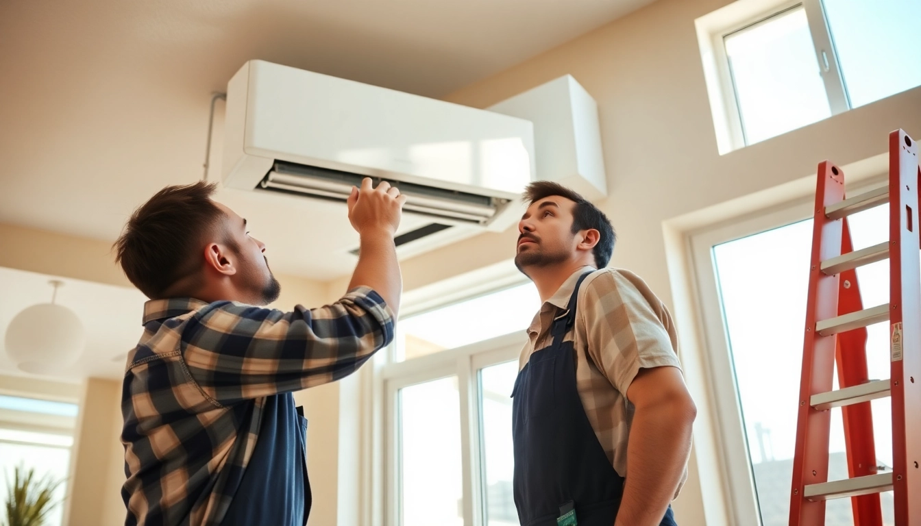 Install Scottsdale AC system with experienced technician in a bright home setting.